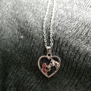 Silver Heart Pendant Necklace